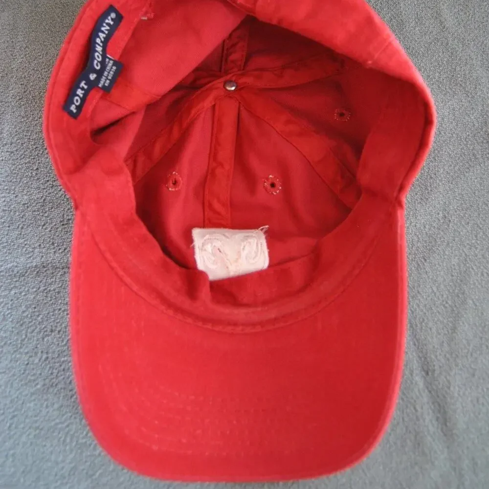 Dodge Red w/ White Logo Adjustable Dad Hat